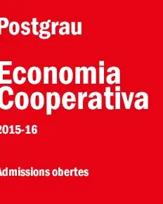 Postgrau en Economia Cooperativa
