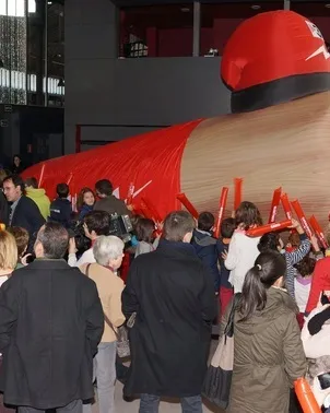 Imatge Tió Solidari de Catalunya Radio. Font: web Catalunya Ràdio