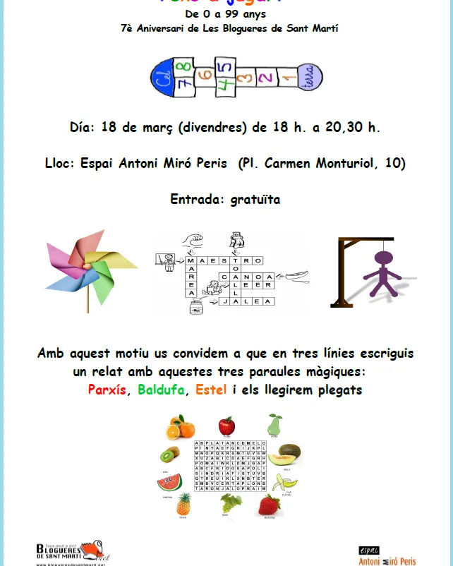 Cartell de l'activitat