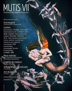 Cartell Festival de Teatre Independent de Barcelona 2016. Font: 