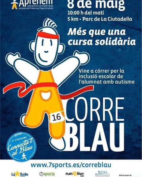 Participa a la cursa solidària CorreBlau