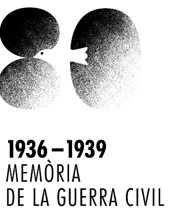 Logotip del 80 aniversari de l'inici de la Guerra Civil