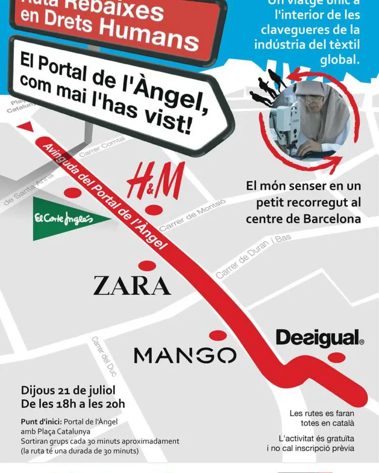 Cartell ruta, rebaixes, drets humans
