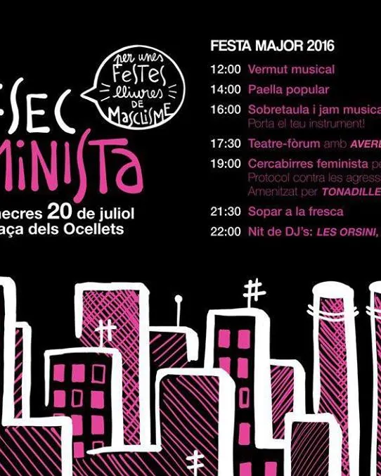 Festa Major del Poblesec Feminista 2016