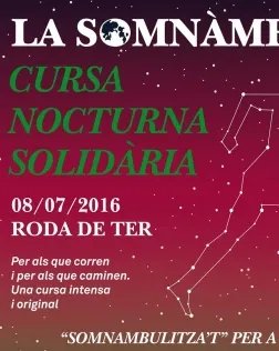 Cartell, cursa, solidària