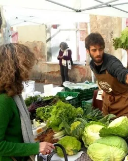 Mercat de Pagès de Germanetes. Font: Xarxa de Consum Solidari