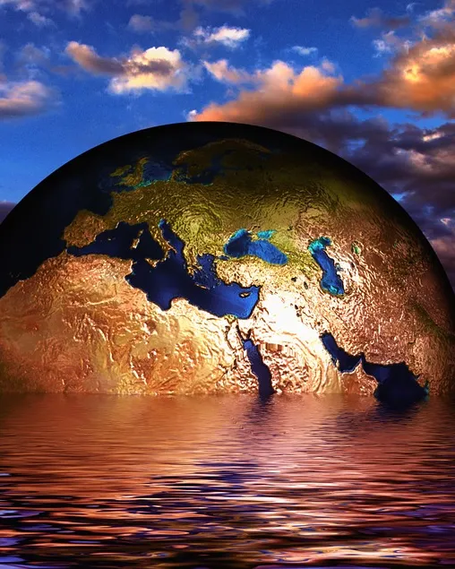 El futur del planeta amb el canvi climàtic. Font: Pixabay
