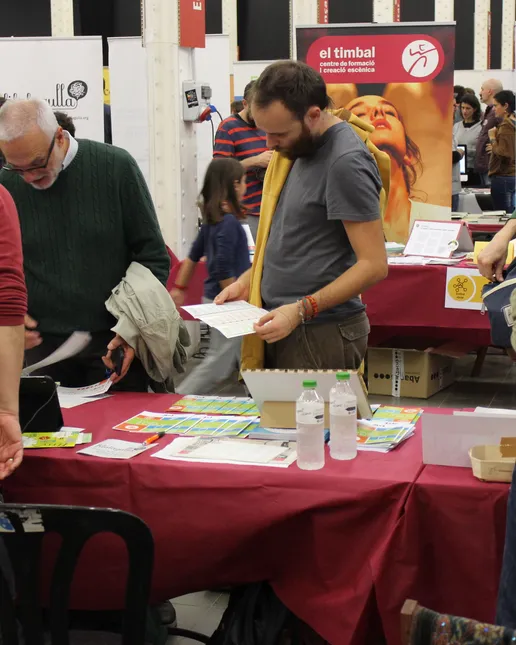 Paradetes a la Fira d'Economia Solidària de 2015. Font: XES