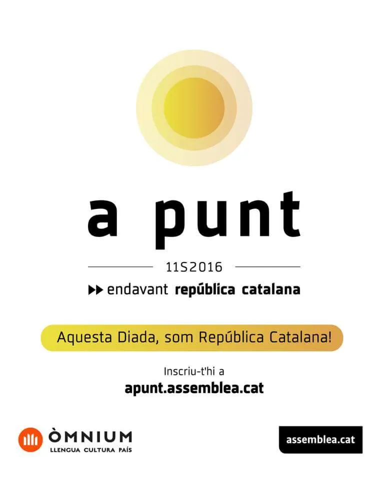 Diada de Catalunya: "A punt" 2016
