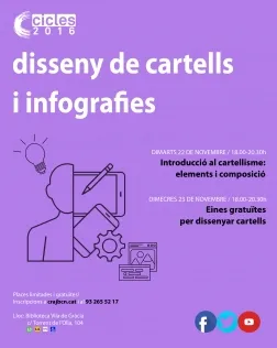 Cicle de formació: "Disseny de cartells i infografies"