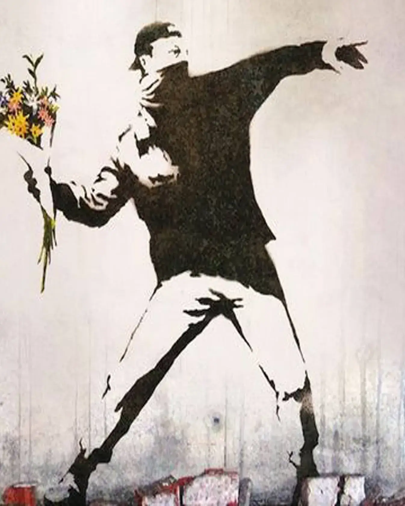 obra de Banksy / Font: Observatorio de Relaciones Internacionales