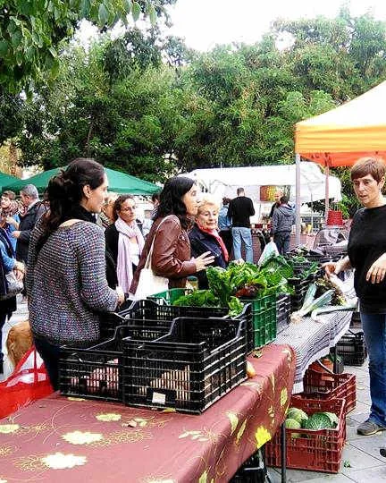 Mercat de Pagès de Fort Pienc. Font: Xarxa de Consum Solidari