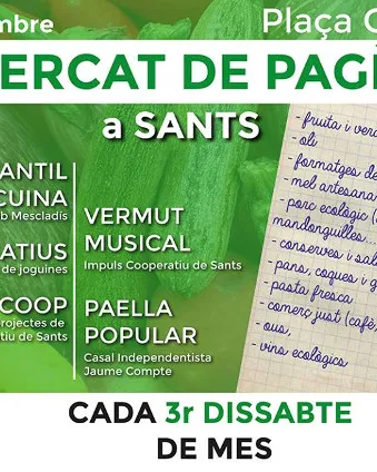 Mercat de Pagès al barri de Sants 