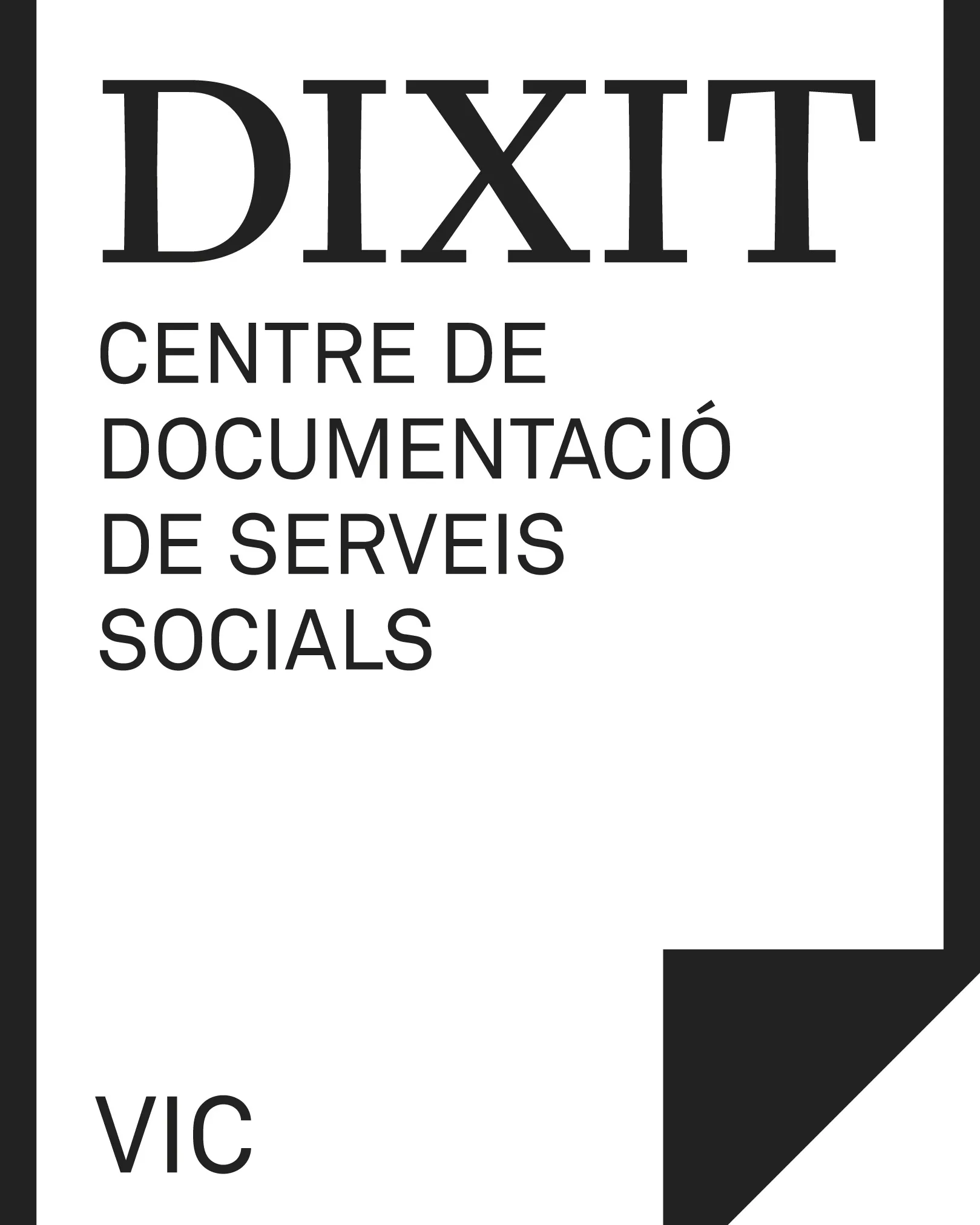 El logotip de l'entitat que organitza l'acte. Font: DIXIT Vic