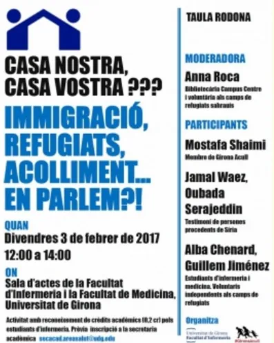 Cartell de l'esdeveniment. Font: Coordinadora d'ONG Solidàries