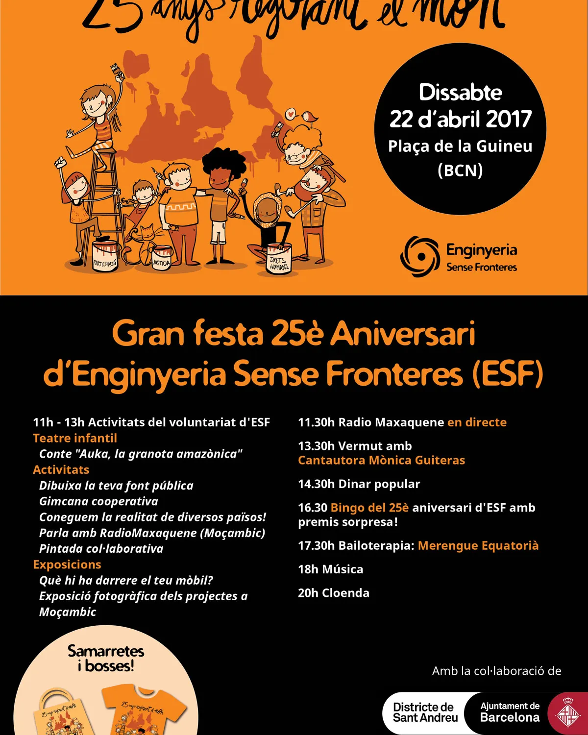 Festa 25è Aniversari d'Enginyeria Sense Fronteres