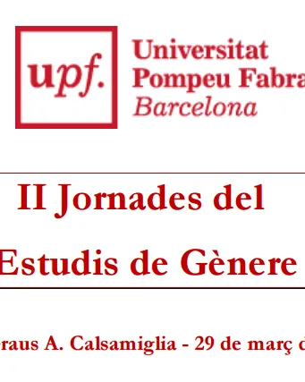 Portada del programa de la jornada. Font: UPF