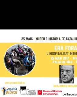 Cartell de l'esdeveniment. Font: Església Plural