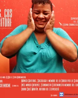 Cartell de l'exposició fotogràfica: Dones, cos i territori