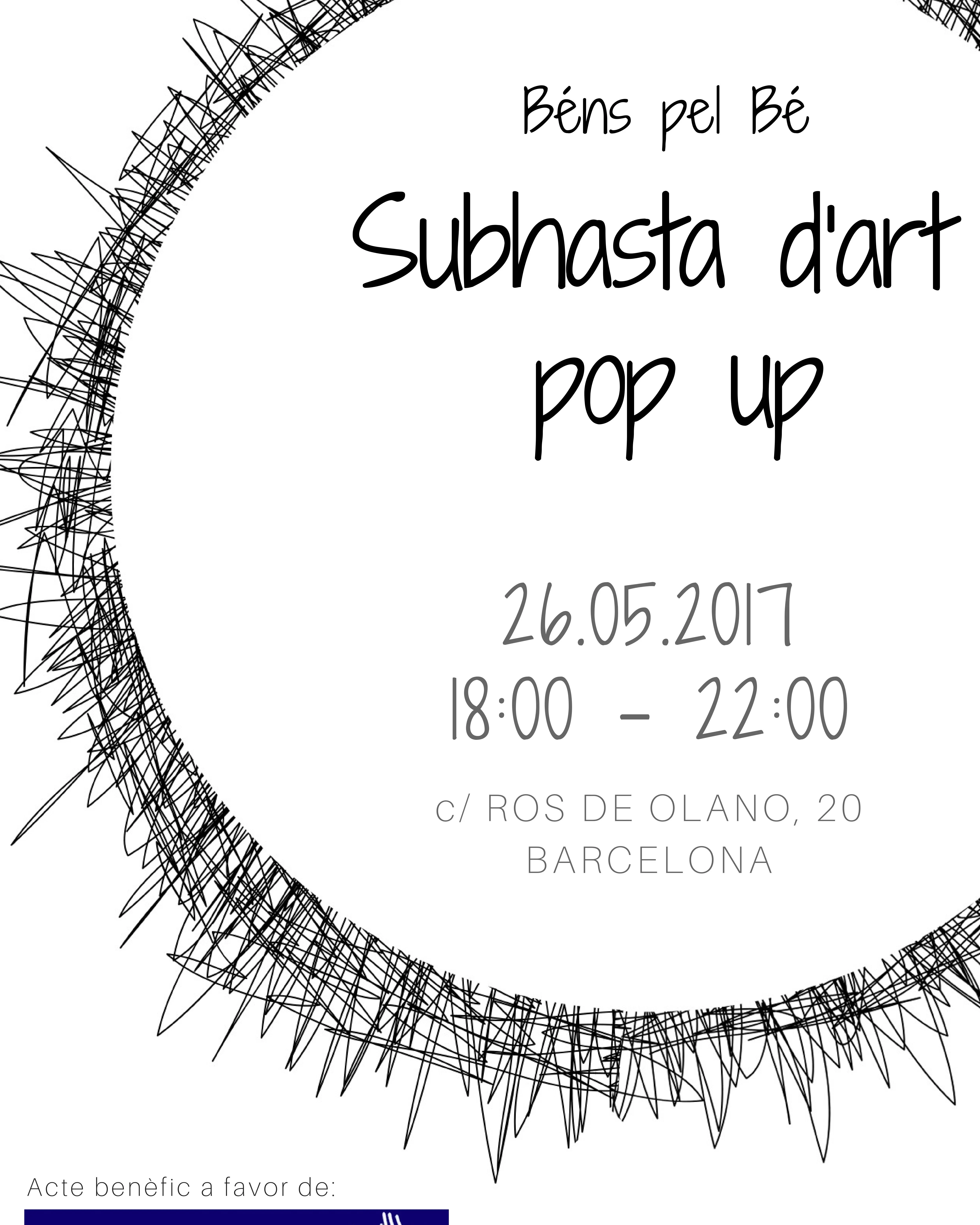 Subhasta d'art pop up