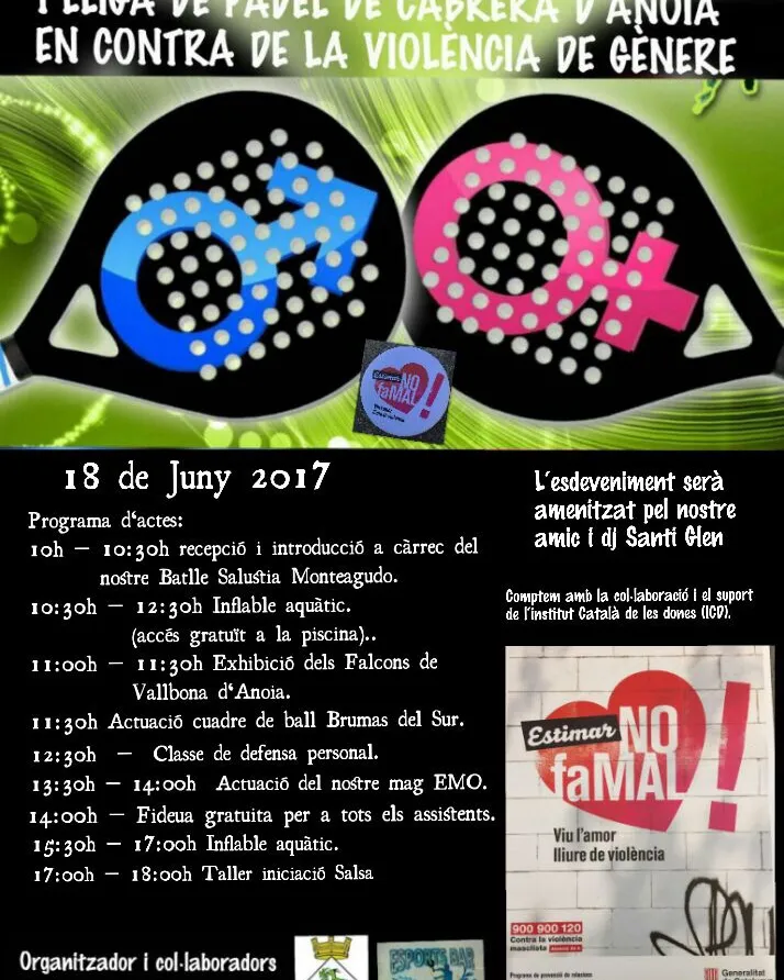 El cartell del programa. Font: Ajuntament de Cabrera d'Anoia