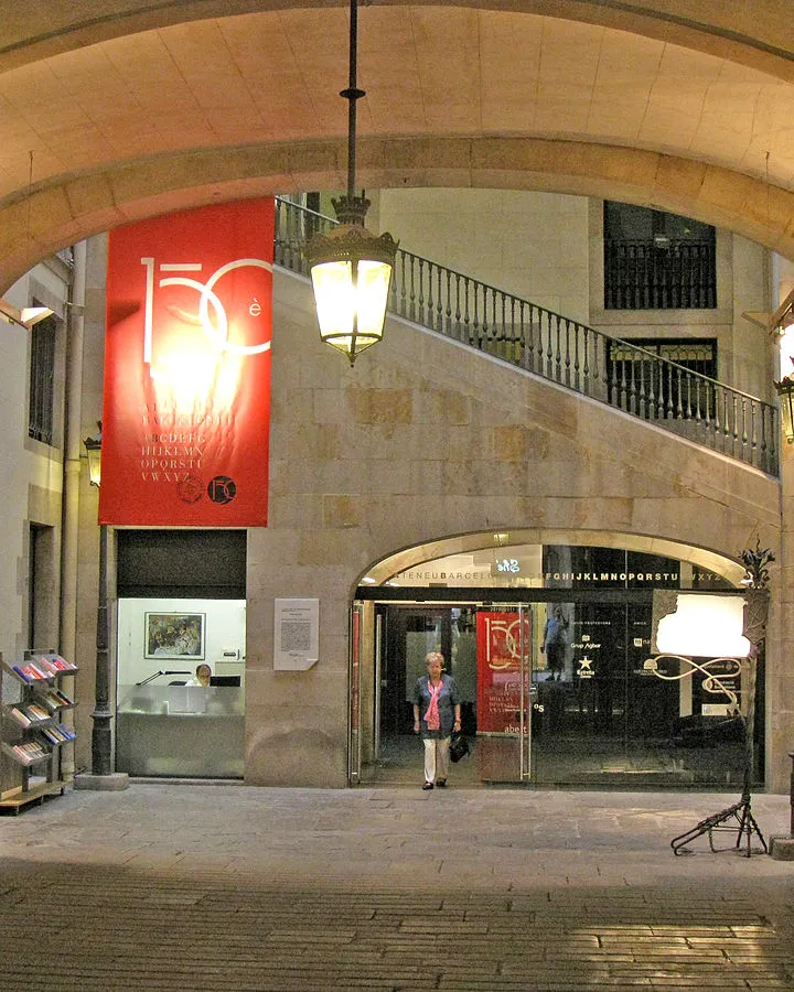 El debat tindrà lloc a la Sala Verdaguer de l'Ateneu Barcelonès. Font: Ateneu Barcelonès