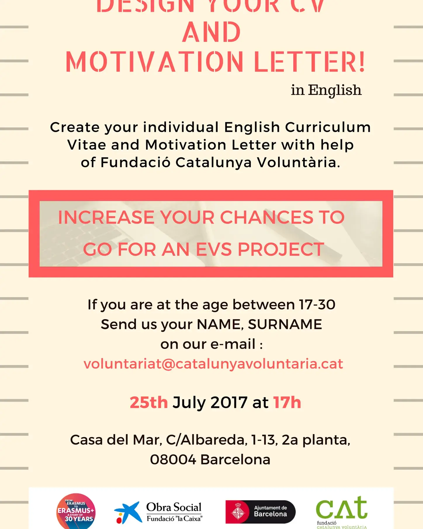 Taller de disseny de CV i cartes de motivació