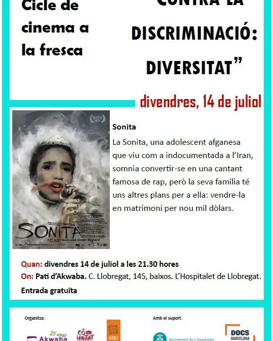 Cicle de cinema a la fresca ‘Contra la discriminació: diversitat’