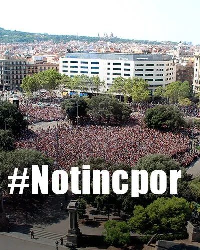 Concentració a Plaça Catalunya - Font: Gencat