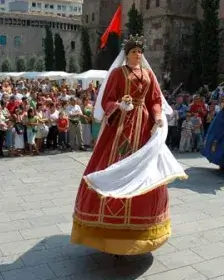 La Plaça Nova de festa / Font: La Meva Barcelona