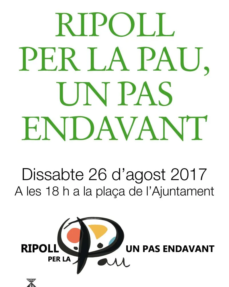 Cartell de la convocatòria - Font: Ajuntament de Ripoll