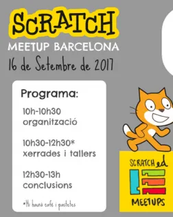 4a Trobada ScratchEd Meetup Barcelona. Font: www.meetup.com