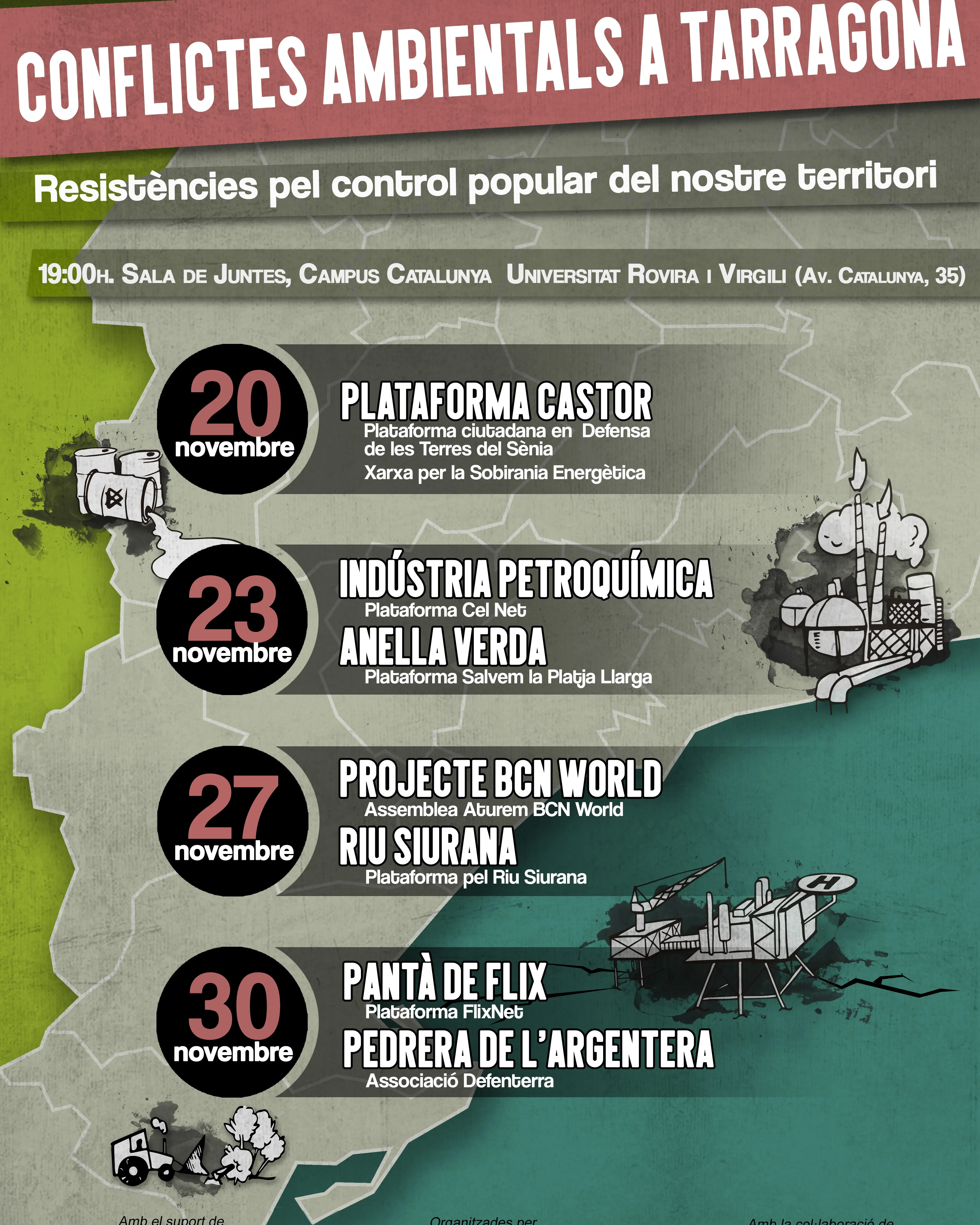 Jornades: Conflictes Ambientals a Tarragona