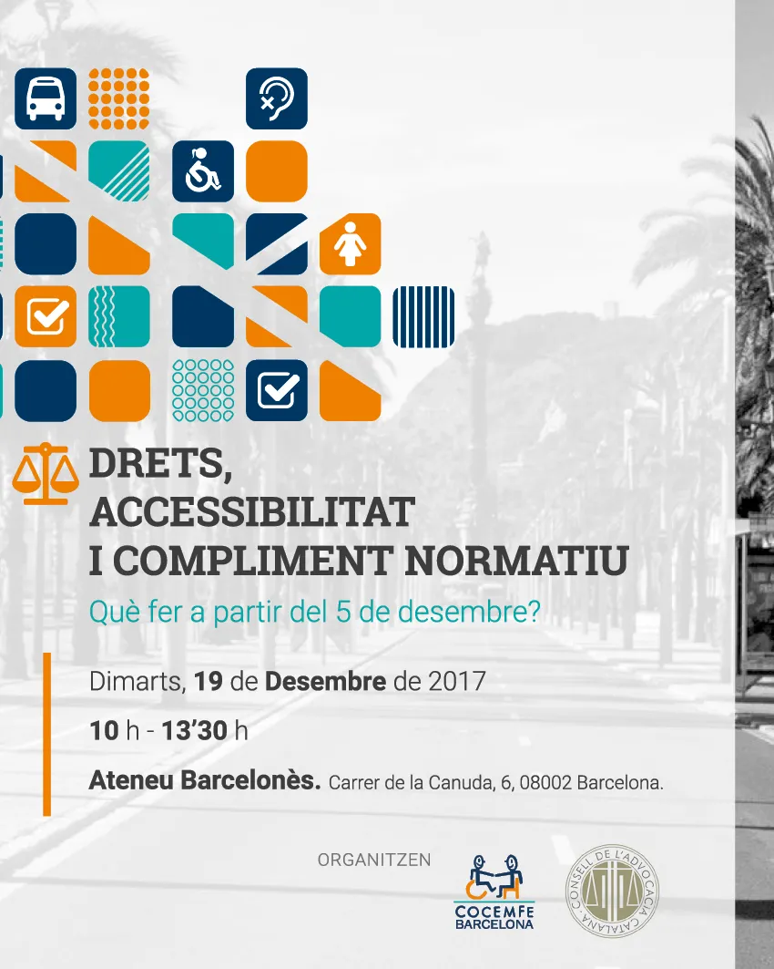 Drets, Accessibilitat i Compliment normatiu. Què fer a partir del 5 de desembre?’