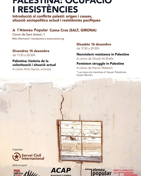Formacions sobre la resistència i la lluita feminista a Palestina