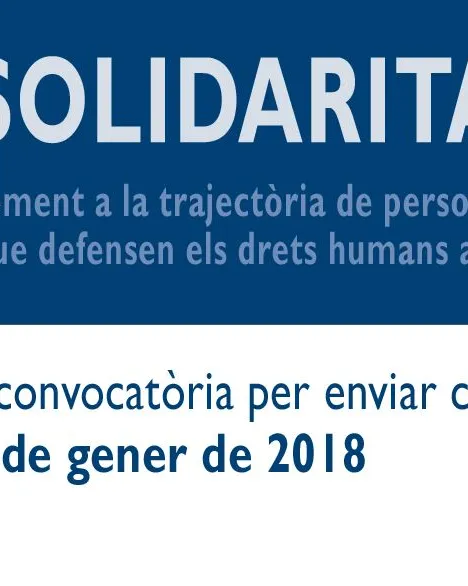 Premi Solidaritat 2017