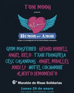 Gala solidària 'Humor por amor' en benefici de l'Hospital Sant Joan de Déu de Barcelona.