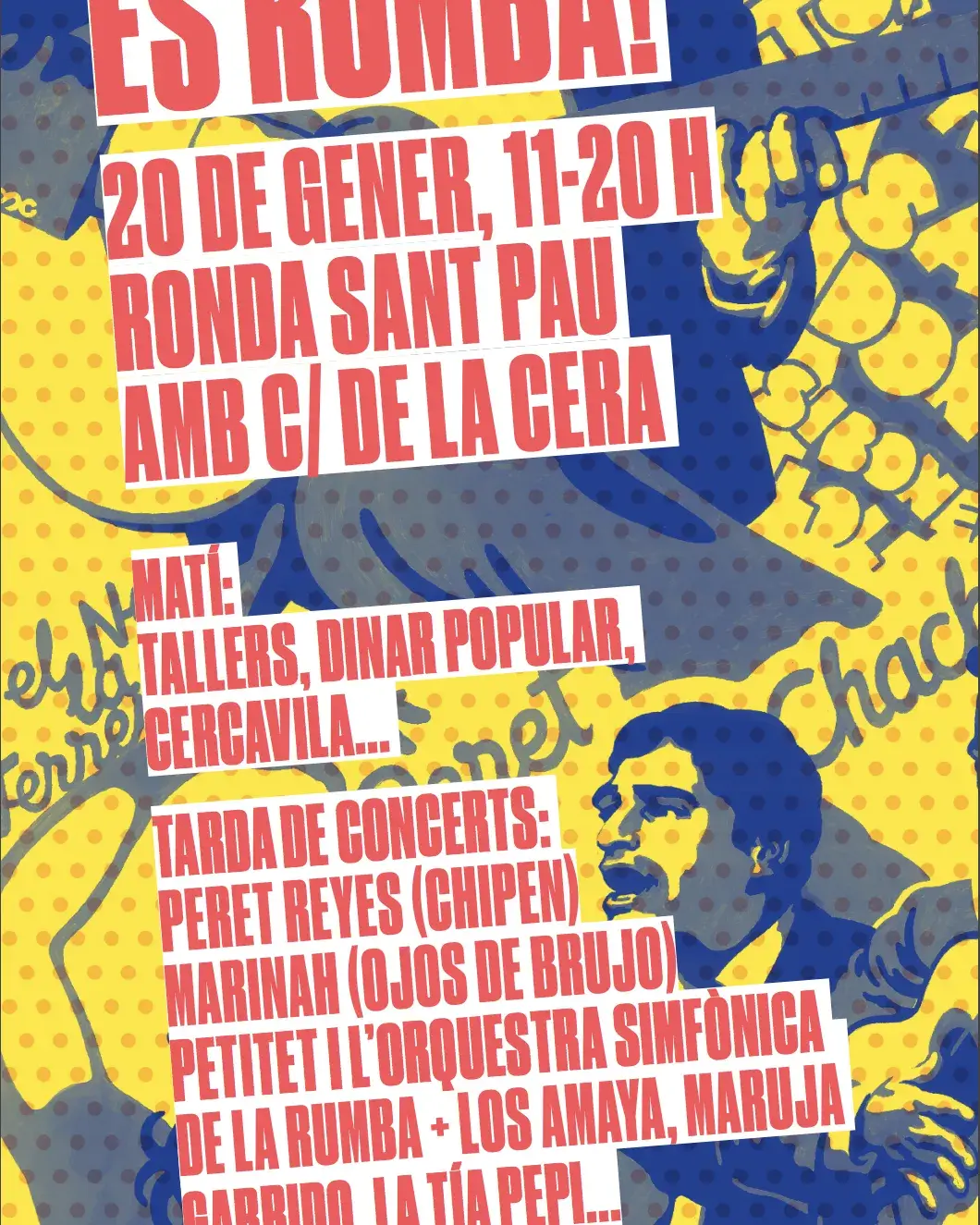 Cartell de 'El Raval és Rumba!'