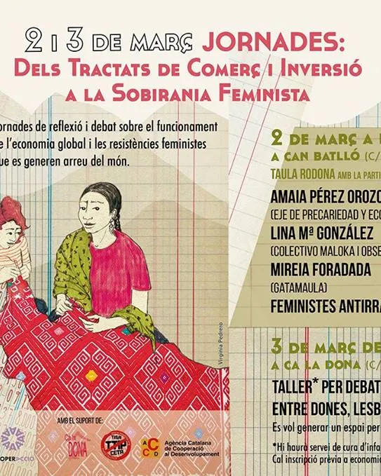 Jornada: Dels Tractats de Comerç i Inversió a la Sobirania Feminista