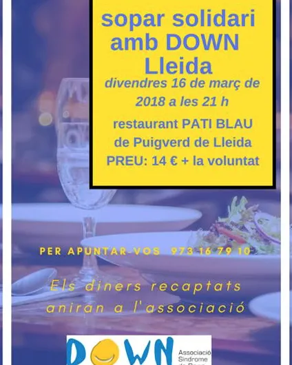 Cartell de l'esdeveniment. Font: DOWN Lleida