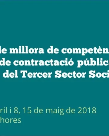Programa de millora de competències en matèria de contractació pública a Tarragona