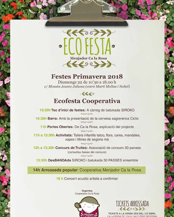 EcoFesta - Festes Primavera LaSagrera 2018