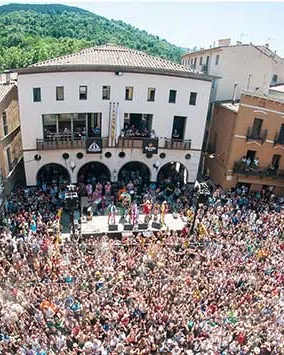 Imatge aèria d'una edició anterior del festival
