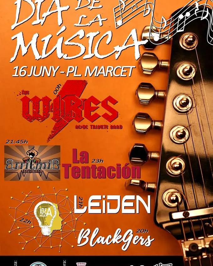 Cartell Dia de la Música 2018 Grups