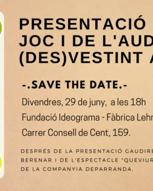 Presentació del joc i l’audioguia de (des)vestint aliments