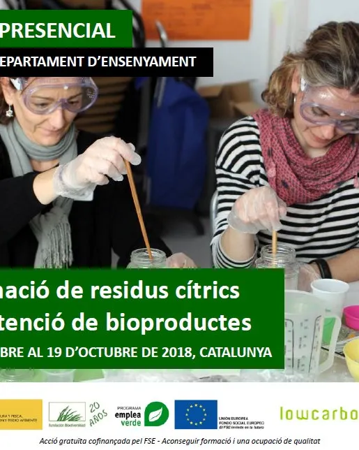 Curs: Transformació de residus cítrics per a l'obtenció de bioproductes