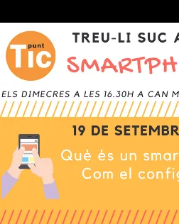 Imatge de difusió sobre el curs de smartphones