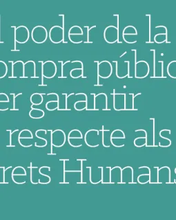 Formació sobre compra pública i drets humans