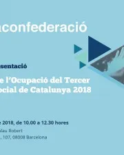 Presentació de l’‘Anuari de l’Ocupació del Tercer Sector Social de Catalunya 2018’