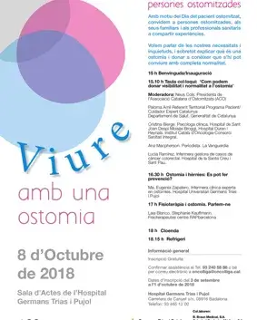 programa de la jornada viure amb unaostomia 